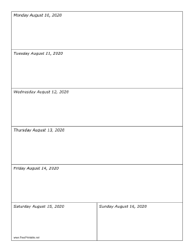 08/10/2020 Weekly Calendar-portrait Calendar