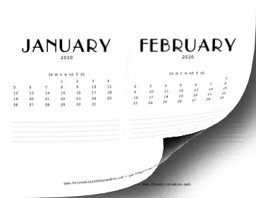 2020 CD Case Calendar Calendar