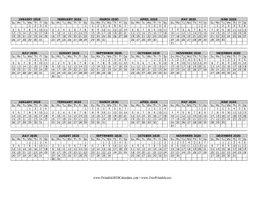 2020 Calendar Computer Monitor Calendar