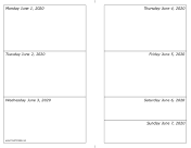 06/01/2020 Weekly Calendar-landscape calendar