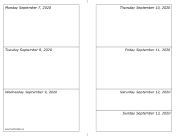 09/07/2020 Weekly Calendar-landscape calendar