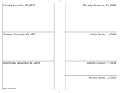 12/28/2020 Weekly Calendar-landscape calendar
